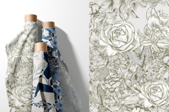 TOILE DE JOUY vector patterns set Product Image 6