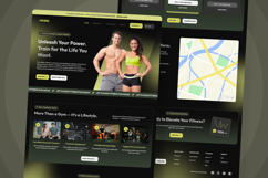 Modern Gym Website Landing UI Product Image 4