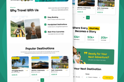 Tour &amp; Booking Landing Page UI Kit Product Image 4