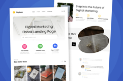 Playbook - Digital Marketing Ebook Landing Page Product Image 4