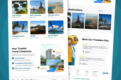 Adventure Travel Landing Page Layout Product Image 4