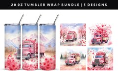 Truck 20oz Tumbler Wrap | Sublimation PNG Design Product Image 1