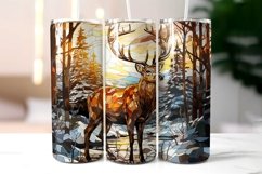 Stained Glass Christmas Skinny Tumbler Wrap Bundle Product Image 4
