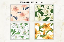 Lily Flower Tumbler Wrap, 20 oz tumbler wrap, Product Image 2