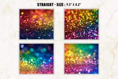 Rainbow Glitter Tumbler Wraps | 20 oz tumbler wrap Product Image 2