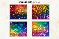 Rainbow Glitter Tumbler Wraps | 20 oz tumbler wrap Product Image 2