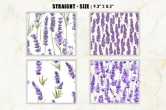 Lavender Flower Tumbler Wrap, 20 oz tumbler wrap Product Image 2