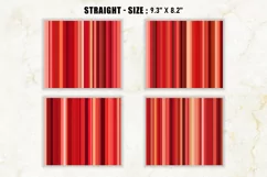 Red StripesTumbler Wrap | 20 oz tumbler wrap Product Image 2