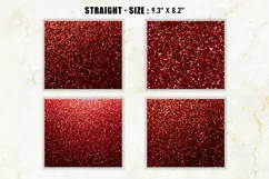 Red Glitter Tumbler Wraps | 20 oz tumbler wrap Product Image 2