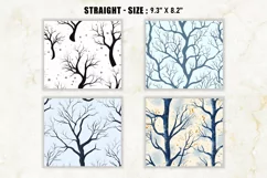Winter Trees Tumbler Wraps | 20 oz tumbler wrap Product Image 2