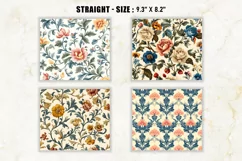 Vintage Victorian Floral Tumbler Wraps | 20 oz tumbler wrap Product Image 2