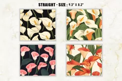 4 Calla Lily Flower Tumbler Wrap, 20 oz tumbler wrap Product Image 2
