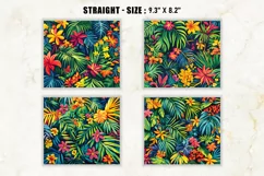 Tropical Colorful Tumbler Wraps | 20 oz tumbler wrap Product Image 2