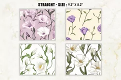 Lisianthus Flower Tumbler Wrap, 20 oz tumbler wrap Product Image 2
