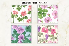 Geranium Flower Tumbler Wrap, 20 oz tumbler wrap Product Image 2