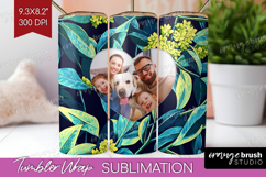 Eucalyptus Photo Tumbler PNG - Botanical Picture Tumbler Product Image 1