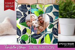 Eucalyptus Photo Tumbler PNG - Botanical Picture Tumbler Product Image 1