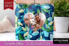 Eucalyptus Photo Tumbler PNG - Botanical Picture Tumbler Product Image 1