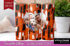 Halloween Photo Tumbler PNG - Brush Stroke Picture Tumbler Product Image 1