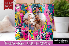 Brush Stroke Photo Tumbler PNG - Abstract Texture Picture Product Image 1