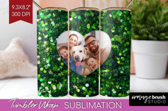 Glitter Photo Tumbler PNG - Sparkle Picture Tumbler Wrap Product Image 1
