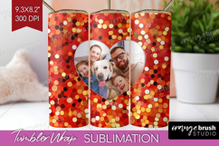 Glitter Photo Tumbler PNG - Sparkle Picture Tumbler Wrap Product Image 1