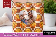 Groovy Photo Tumbler PNG - Flowers Picture Tumbler Wrap Product Image 1