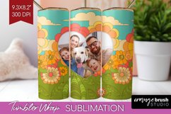 Groovy Photo Tumbler PNG - Flowers Picture Tumbler Wrap Product Image 1