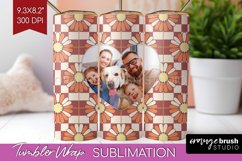 Groovy Photo Tumbler PNG - Flowers Picture Tumbler Wrap Product Image 1