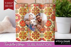 Groovy Photo Tumbler PNG - Flowers Picture Tumbler Wrap Product Image 1