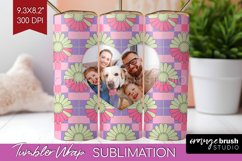 Groovy Photo Tumbler PNG - Flowers Picture Tumbler Wrap Product Image 1