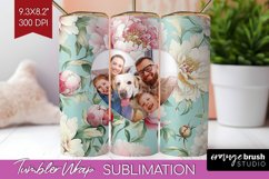 Flowers Photo Tumbler PNG - Floral Picture Tumbler Wrap Product Image 1