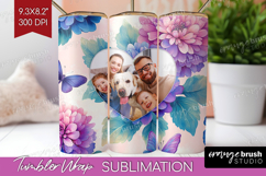 Floral Photo Tumbler PNG - Sping Flowers Picture Tumbler Product Image 1