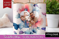 Floral Photo Tumbler PNG - Sping Flowers Picture Tumbler Product Image 1