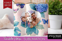 Floral Photo Tumbler PNG - Sping Flowers Picture Tumbler Product Image 1
