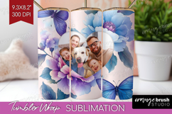 Floral Photo Tumbler PNG - Sping Flowers Picture Tumbler Product Image 1