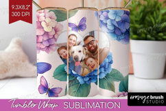Floral Photo Tumbler PNG - Sping Flowers Picture Tumbler Product Image 1