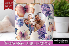 Floral Photo Tumbler PNG - Sping Flowers Picture Tumbler Product Image 1