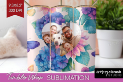 Floral Photo Tumbler PNG - Sping Flowers Picture Tumbler Product Image 1