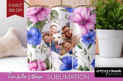 Spring Photo Tumbler PNG - Flowers Picture Tumbler Wrap Product Image 1