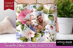 Spring Photo Tumbler PNG - Flowers Picture Tumbler Wrap Product Image 1