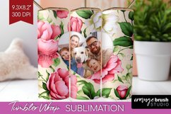 Spring Photo Tumbler PNG - Flowers Picture Tumbler Wrap Product Image 1