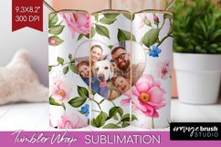 Spring Photo Tumbler PNG - Flowers Picture Tumbler Wrap Product Image 1