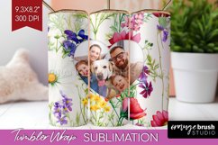 Spring Photo Tumbler PNG - Flowers Picture Tumbler Wrap Product Image 1