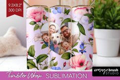 Spring Photo Tumbler PNG - Flowers Picture Tumbler Wrap Product Image 1