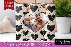 Valentines Day Photo Tumbler PNG - Heart Picture Tumbler Product Image 1