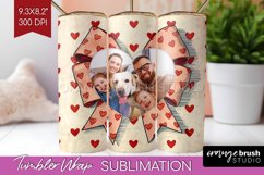 Valentines Day Photo Tumbler PNG - Heart Picture Tumbler Product Image 1