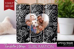 Valentines Day Photo Tumbler PNG - Heart Picture Tumbler Product Image 1