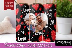 Valentines Day Photo Tumbler PNG - Heart Picture Tumbler Product Image 1