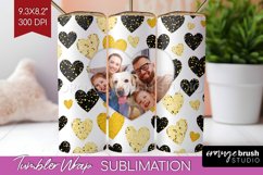 Valentines Day Photo Tumbler PNG - Heart Picture Tumbler Product Image 1